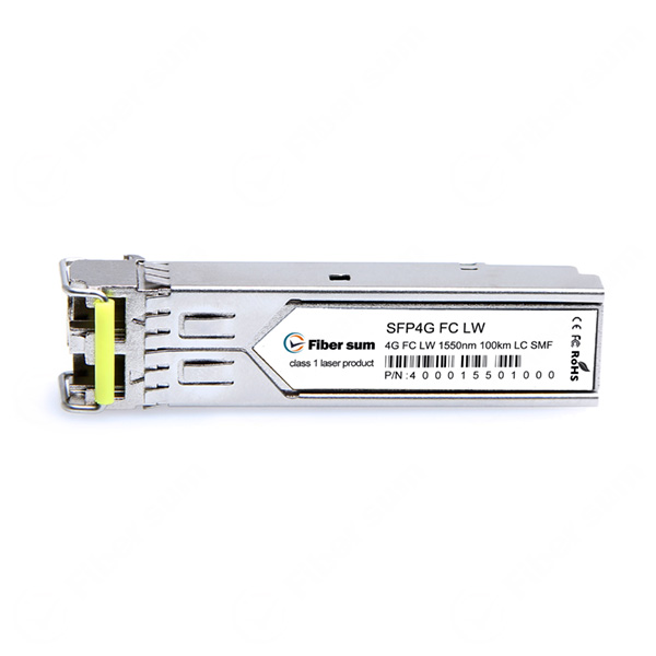 4Gbs Fibre Channel-LW 1550nm 100KM LC SMF DOM Transceiver Module